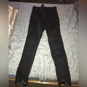 Black skinny jeans
